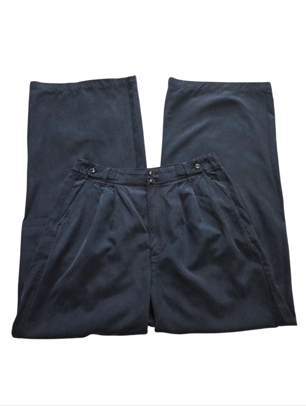 Madewell Harlow Wide Leg Pants Black Size 10 - Picture 7 of 12